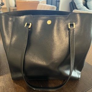 Ralph Lauren Black Tote Work Purse